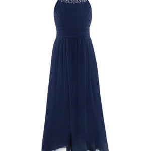 Children's bridesmaid dress-navy-blue (2)