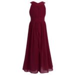 Children's bridesmaid dress-red (1)