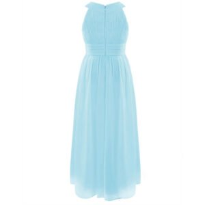 Children's bridesmaid dress-sky-blue (3)