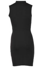 Choker neck bodycon dress - Black-Fabulous Bargains Galore