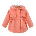 Cute girl windbreaker jacket pink