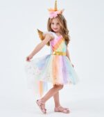 Cute unicorn rainbow dress 4