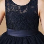 Dress for wedding party girl - Navy-Fabulous Bargains Galore