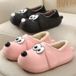 Eva novelty dog slippers - Pink-Fabulous Bargains Galore