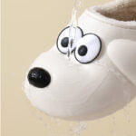 Eva novelty dog slippers - White-Fabulous Bargains Galore