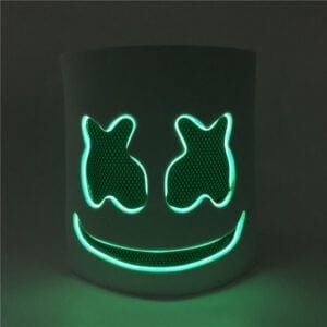 DJ Marshmello mask light up - Blue-Fabulous Bargains Galore
