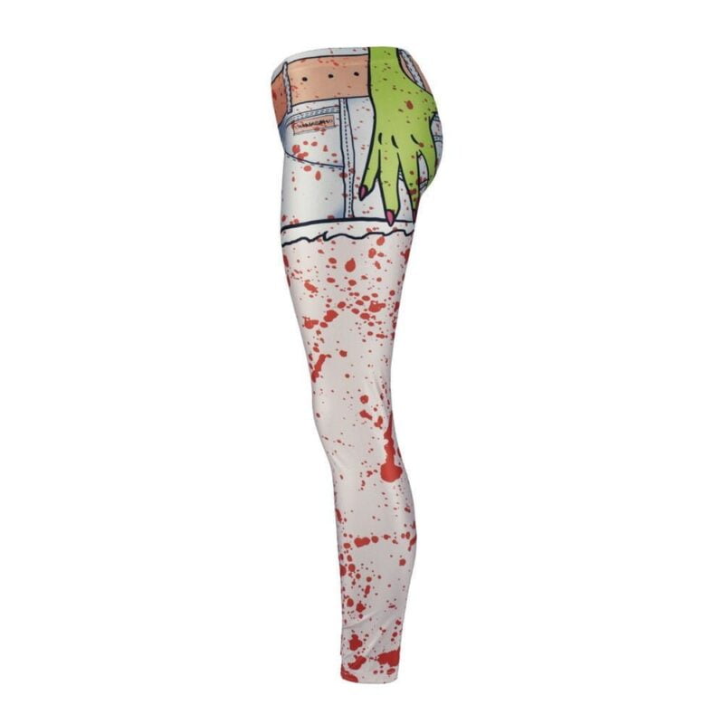Fake blood splatter print leggings (3)