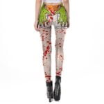 Fake blood splatter print leggings (4)