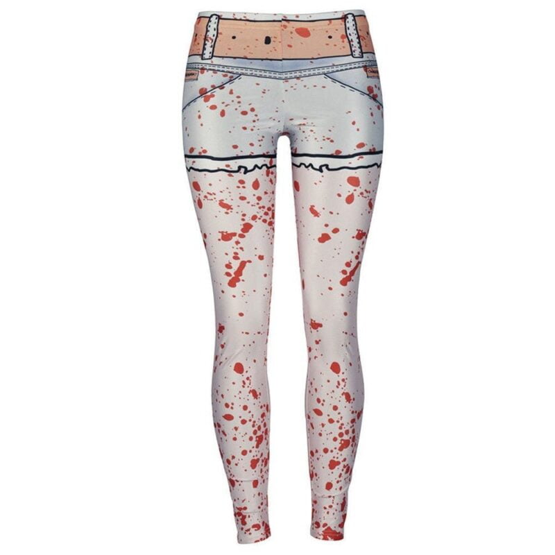 Fake blood splatter print leggings (5)