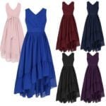 Fancy flower girl dresses - Navy Blue-Fabulous Bargains Galore