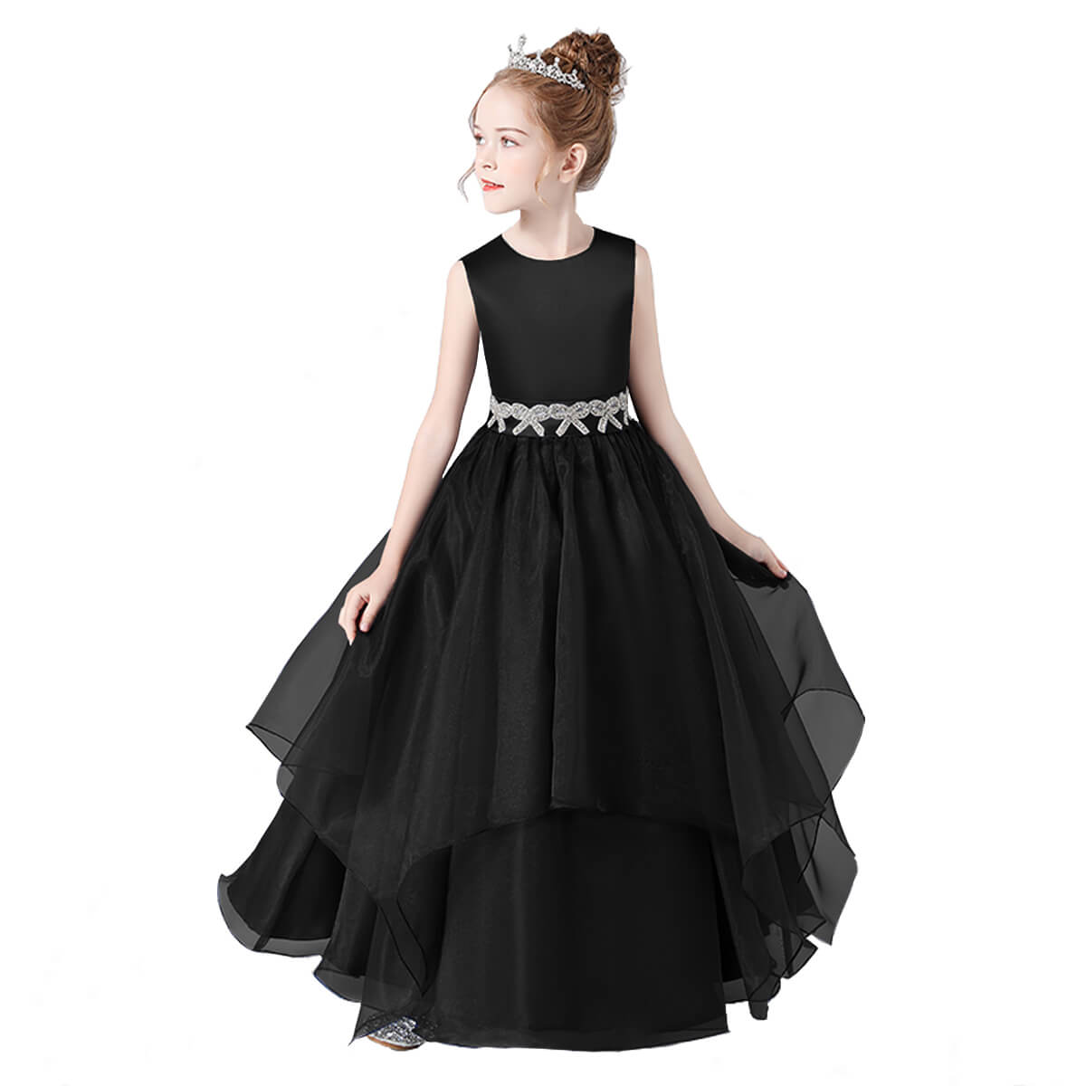WDE Formal Little Girls Long Pageant Dresses Prom Ball India | Ubuy
