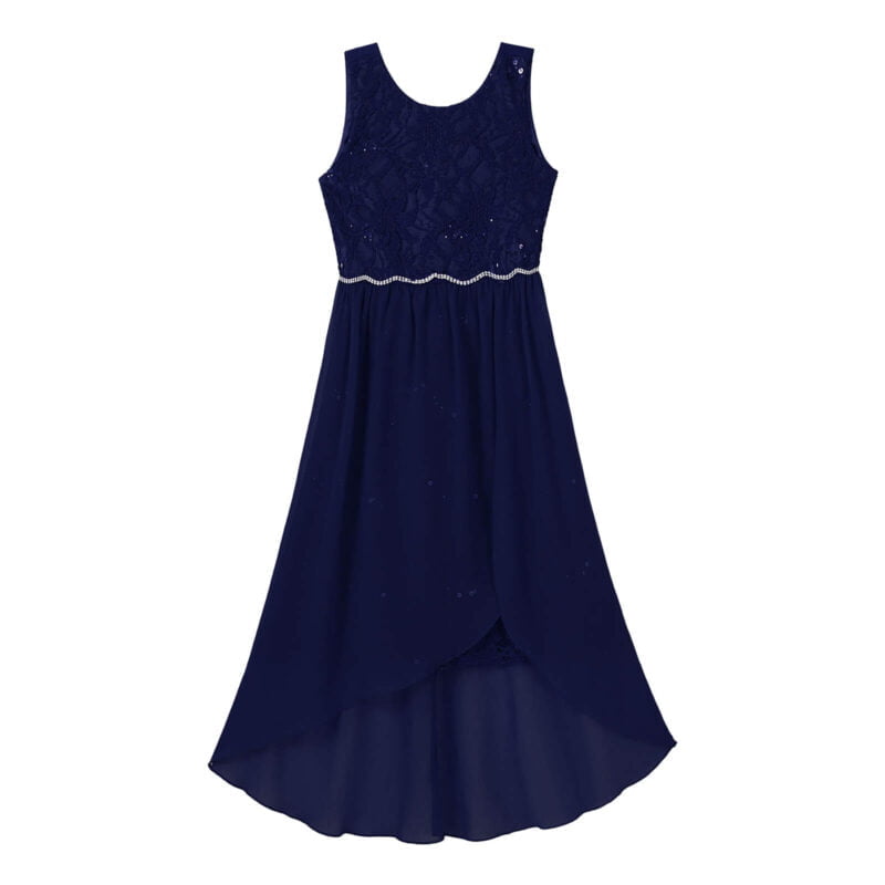 Flower girl dresses for summer wedding-navy-blue (4)