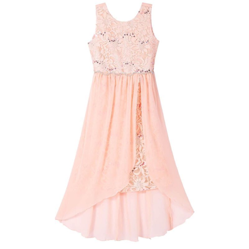 Flower girl dresses for summer wedding-pink (4)