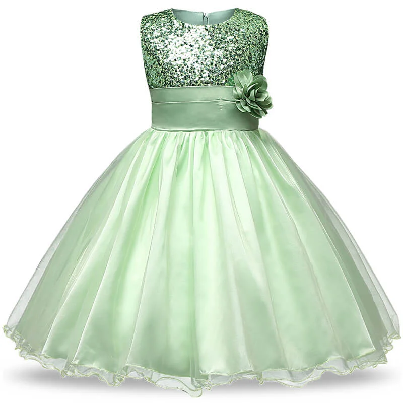 Light green party clearance dress