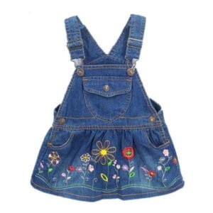 Toddler girl dungaree dress