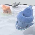 Fluffy shark slippers - Blue-Fabulous Bargains Galore
