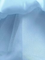Girl lace top tulle party dress-blue (3)