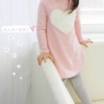 Girl long sleeve 3 piece outfit set-pink-grey (1)