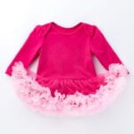 Girl pink second birthday dress (2)