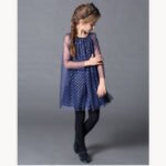 Girl tulle tunic dress-blue (3)