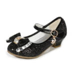 Girls sparkly shoes with heels - Silver-Fabulous Bargains Galore