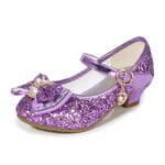 Girls sparkly shoes with heels - Purple-Fabulous Bargains Galore