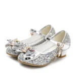 Girls sparkly shoes with heels - Pink-Fabulous Bargains Galore