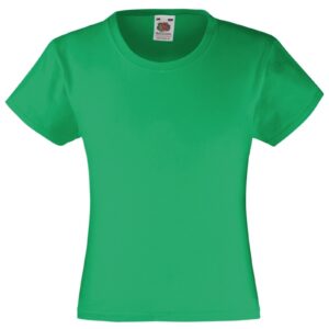 Girls plain t shirts - Green
