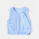 Girls fur vest - Navy Blue-Fabulous Bargains Galore