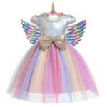 Rainbow party dress girl up to age 10 years-Fabulous Bargains Galore