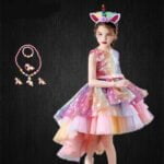 Girls unicorn party dress - Pink-Fabulous Bargains Galore