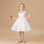Girls white occasion dress-Fabulous Bargains Galore
