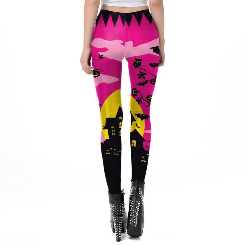 Haunted house print leggings (5)