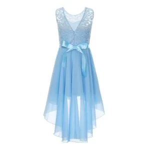 Hi low flower girl dress-light-blue (1)