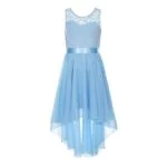 Hi low flower girl dress-light-blue (2)