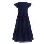 Juniors chiffon ruffle dress-navy-blue (3)