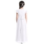 Juniors chiffon ruffle dress-white (4)