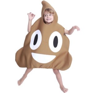 Kids funny poop emoji costume (2)