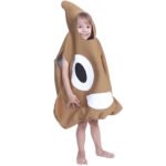 Kids funny poop emoji costume (4)