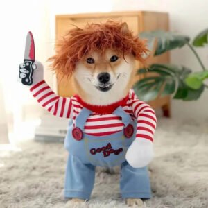Killer doll dog Halloween costume (8)