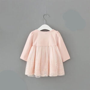 Lace-and-tulle-dress-for-baby-girl-pink-1