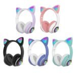 Light up cat ear headphones wireless (11)