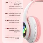 Light up cat ear headphones wireless (8)