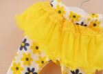 Little girl flower print leggings skirt (2)