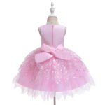 Little girl lace dress-pink (3)