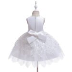 Little girl lace dress -white (3)