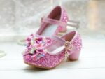 Little girl princess shoes-pink (2)