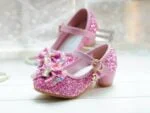 Little girl princess shoes-pink (2)