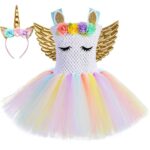 Little girl tutu unicorn dress set (2)