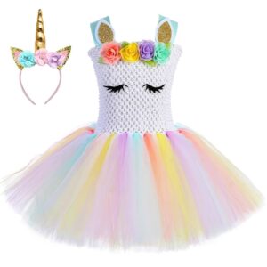Little girl tutu unicorn dress set (3)